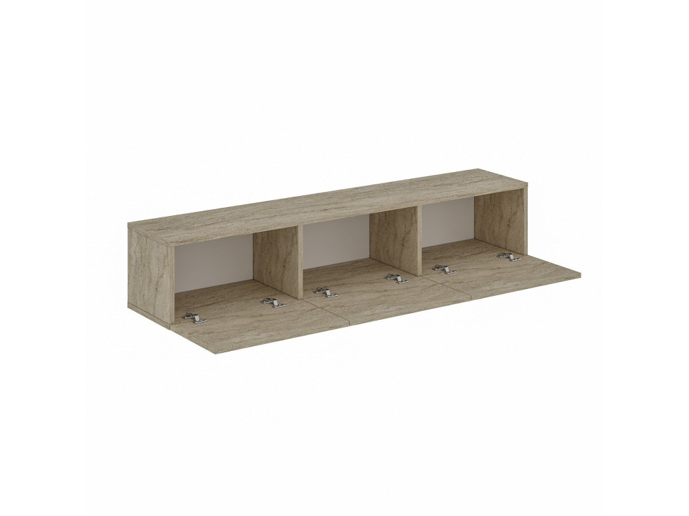 Porta TV in legno "Oscar" - 180 x 31 x 45 cm - Beige
