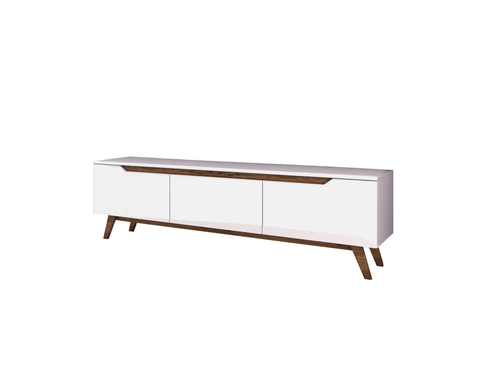 Porta TV in legno "Digi" - 180 x 35 x 48 cm - Marrone