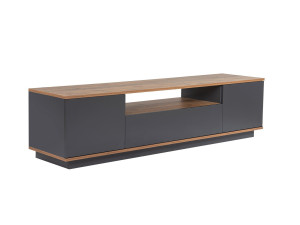 Porta TV in legno "Veramont" - 180 x 44 x 44 cm - Grigio antracite