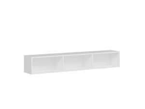Mobile TV sospeso in legno "Rigel" - 180 x 32 x 30 cm - Bianco
