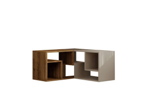 Mobile TV modulare in legno "Glis" - 145 x 35 x 44 cm - Beige