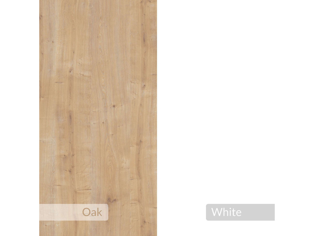 Mobile TV modulare in legno "Glis" - 145 x 35 x 44 cm - Bianco