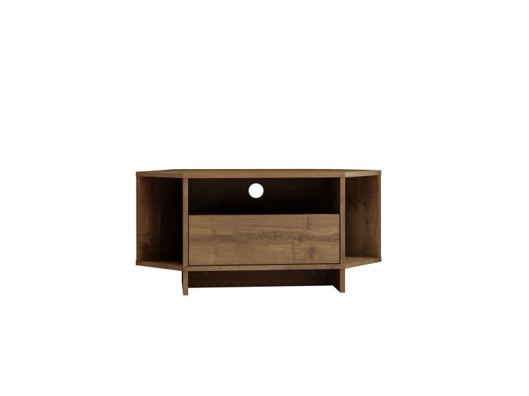 Porta TV in legno "Viva" - 95 x 35 x 45 cm - Marrone
