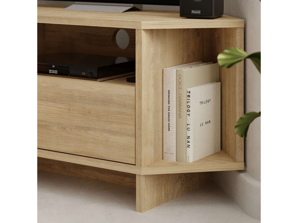 Porta TV in legno "Viva" - 95 x 35 x 45 cm - Beige