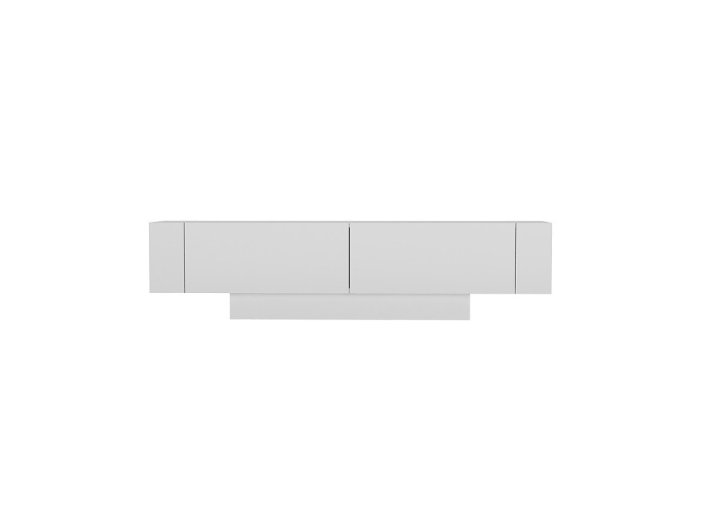 Porta TV in legno "Matera" - 150 x 31 x 41 cm - Bianco