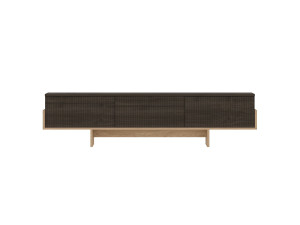 Porta TV in legno "Hege" - 180 x 30 x 44 cm - Marrone