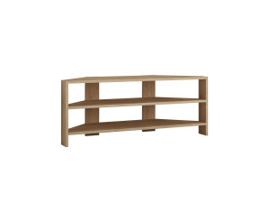 Mobile TV angolare in legno "Thales" - 114 x 36 x 45 cm - Beige