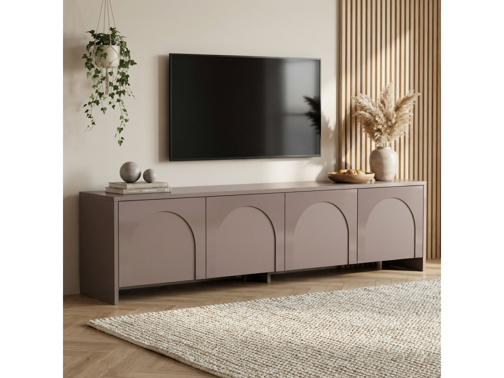 Porta TV in legno "Aurelia" - 180 x 32 x 45 cm - Atlas