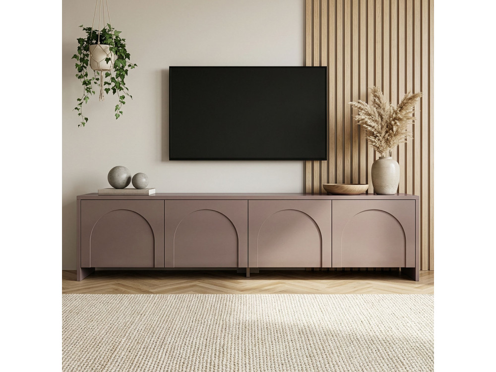 Porta TV in legno "Aurelia" - 180 x 32 x 45 cm - Atlas
