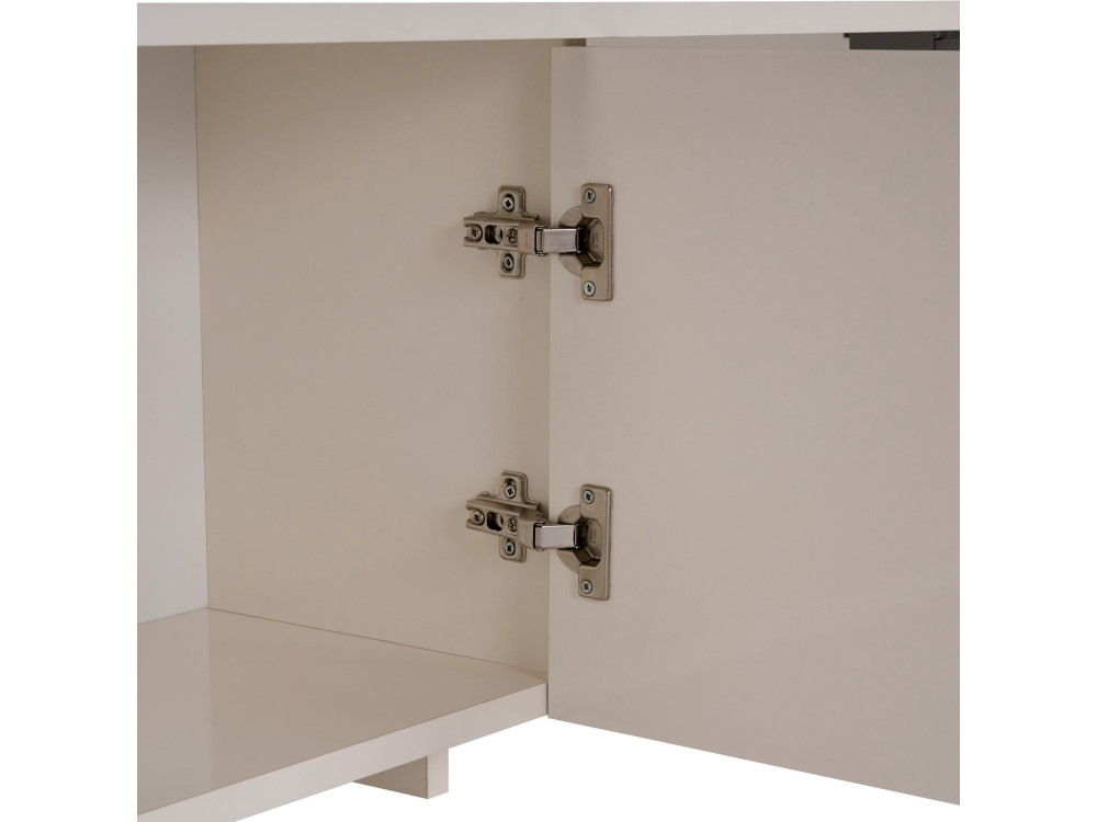 Porta TV in legno "Aurelia" - 180 x 32 x 45 cm - Crema
