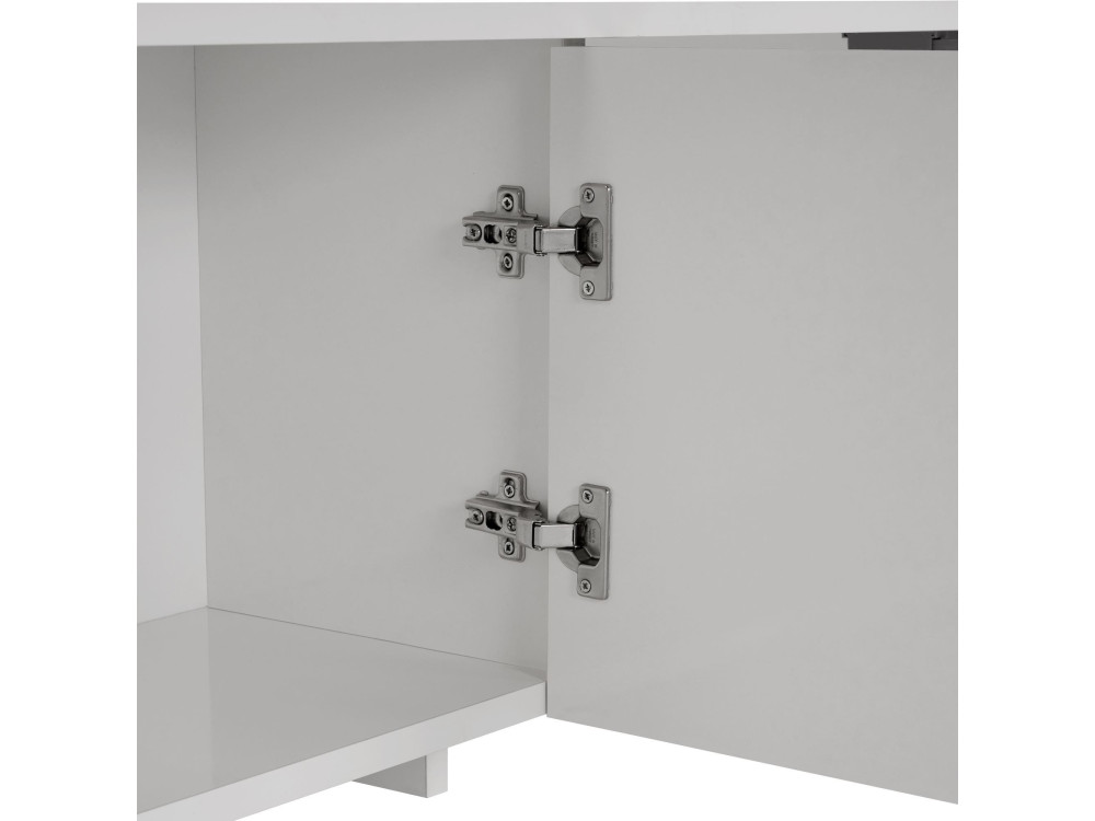 Porta TV in legno "Aurelia" - 180 x 32 x 45 cm - Bianco