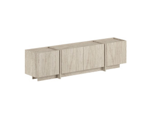 Porta TV in legno "Lowen" - 180 x 35 x 46 cm - Travertino