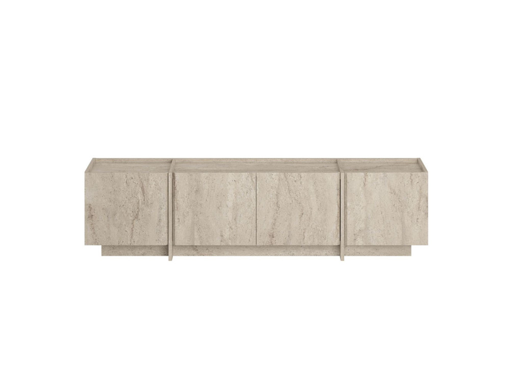 Porta TV in legno "Lowen" - 180 x 35 x 46 cm - Travertino