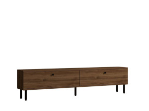 Porta TV in legno "Nantes" - 160 x 25 x 37 cm - Marrone