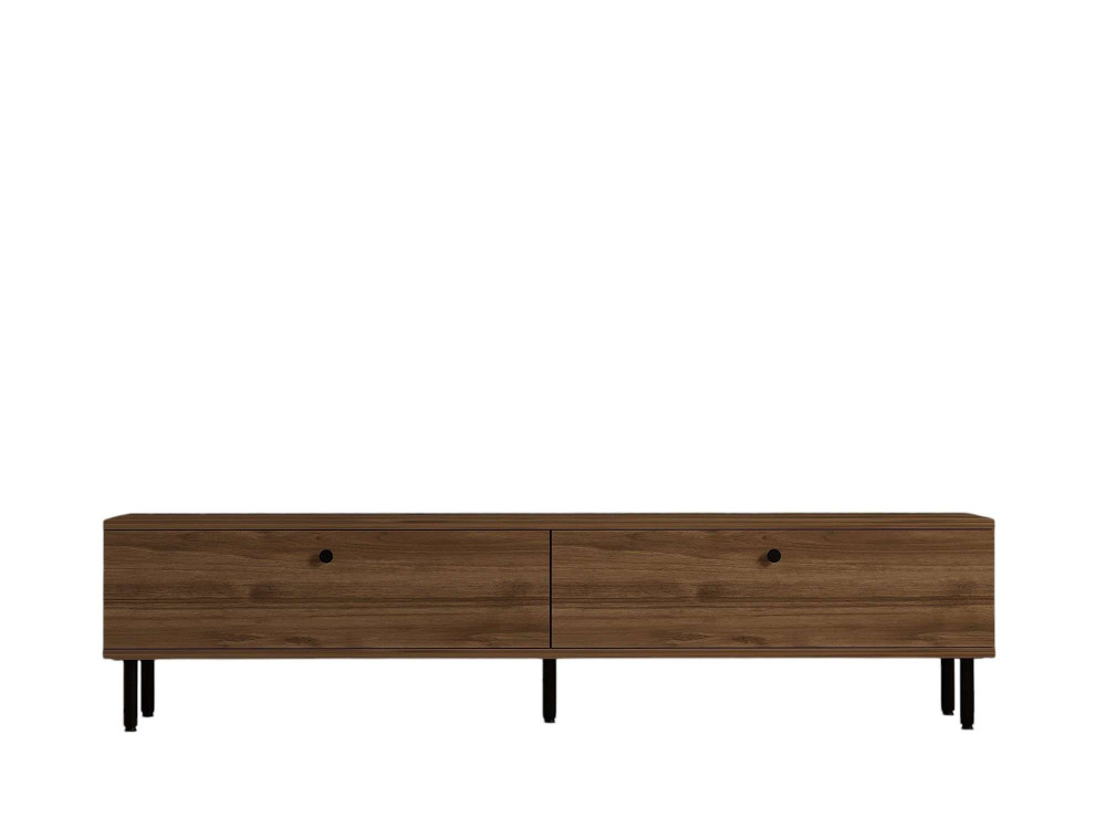 Porta TV in legno "Nantes" - 160 x 25 x 37 cm - Marrone