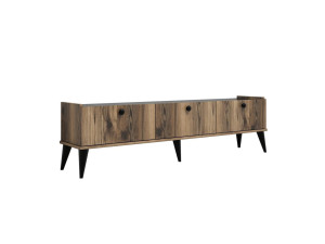 Porta TV in legno "Lidya" - 180 x 35 x 49 cm - Marrone