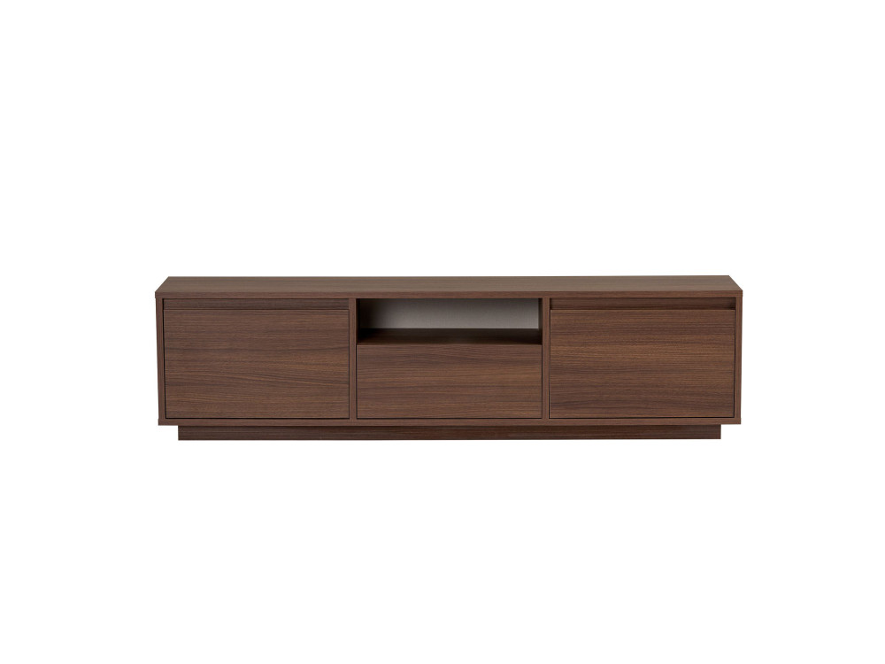 Porta TV in legno "Sentinel" - 160 x 30 x 42 cm - Marrone