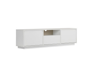 Porta TV in legno "Sentinel" - 160 x 30 x 42 cm - Bianco