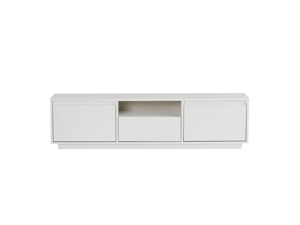 Porta TV in legno "Sentinel" - 160 x 30 x 42 cm - Bianco