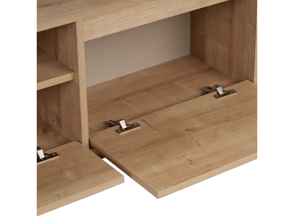Porta TV in legno "Sentinel" - 160 x 30 x 42 cm - Beige