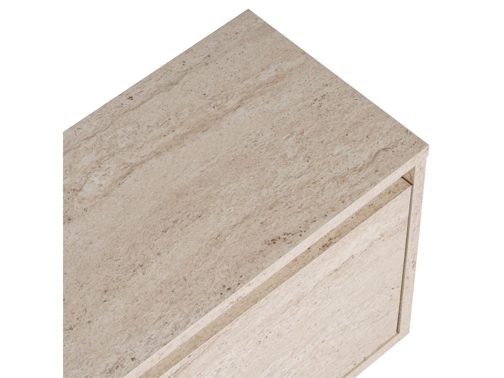 Porta TV in legno "Sentinel" - 160 x 30 x 42 cm - Travertino