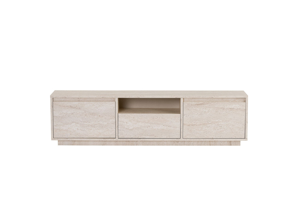 Porta TV in legno "Sentinel" - 160 x 30 x 42 cm - Travertino