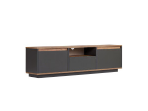 Porta TV in legno "Sentinel" - 160 x 30 x 42 cm - Grigio antracite