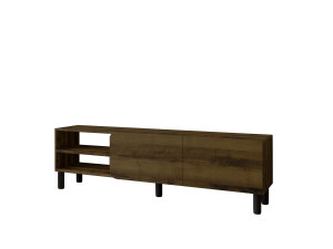 Porta TV in legno "River" - 150 x 31,4 x 48,2 cm - Noce antico