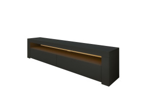 Porta TV in legno "Bati" - 150 x 36 x 46 cm - Grigio antracite