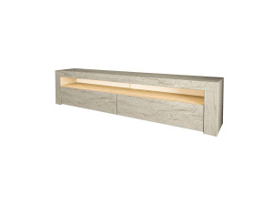 Porta TV in legno "Bati" - 150 x 36 x 46 cm - Travertino
