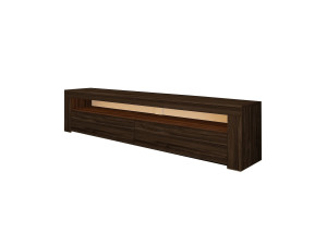 Porta TV in legno "Bati" - 150 x 36 x 46 cm - Marrone