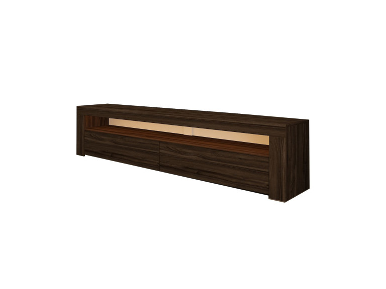 Porta TV in legno "Bati" - 150 x 36 x 46 cm - Marrone
