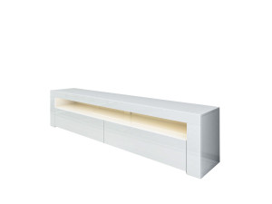 Porta TV in legno "Bati" - 150 x 36 x 46 cm - Bianco