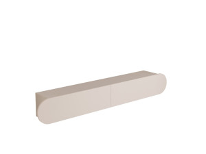 Porta TV in legno "LUM1" - 180 x 31 x 29 cm - Crema