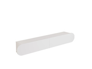 Porta TV in legno "LUM1" - 180 x 31 x 29 cm - Bianco