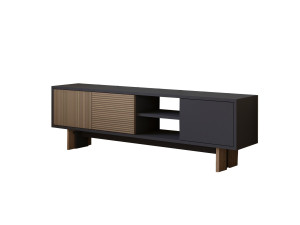Porta TV in legno "Ravello" - 150 x 30 x 45 cm - Marrone