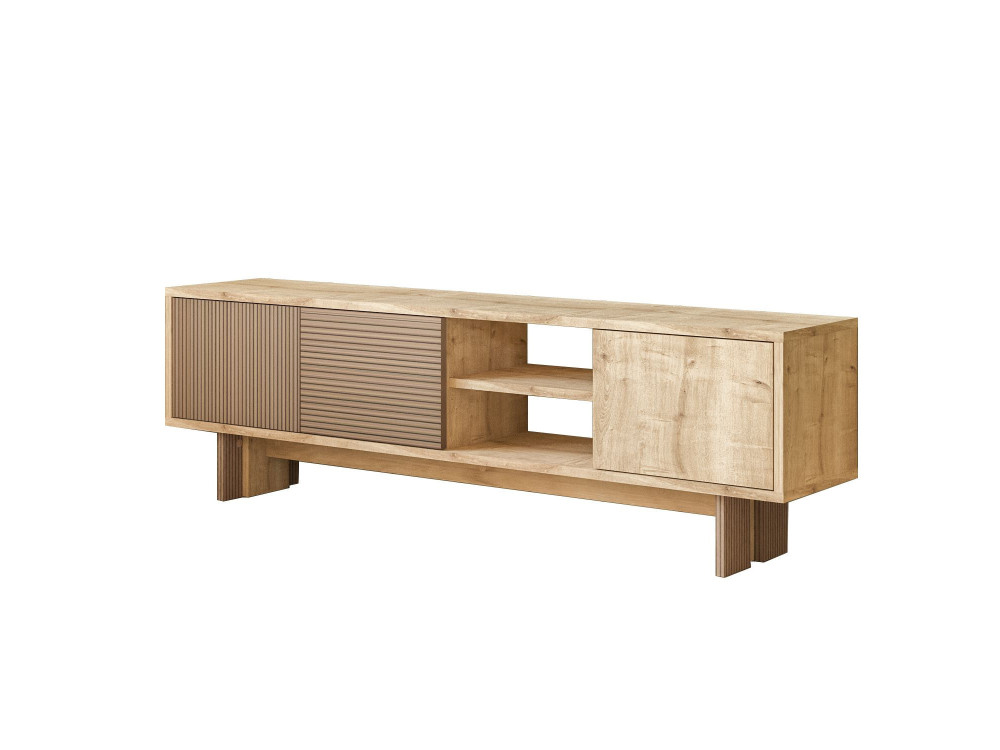 Porta TV in legno "Ravello" - 150 x 30 x 45 cm - Beige