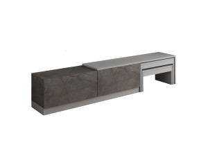 Porta TV in legno "Nest" - 180 x 30 x 36 cm - Grigio