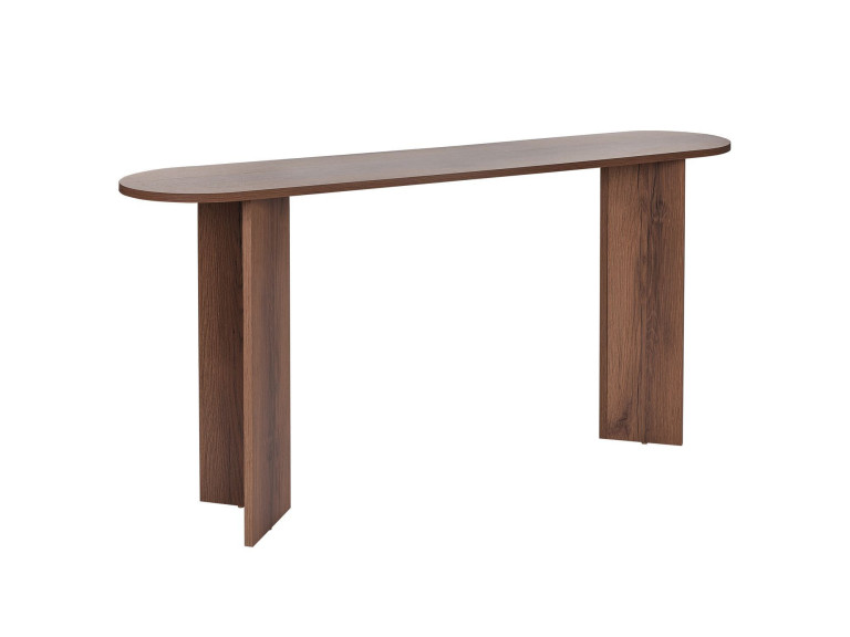 Consolle in legno "Sira" - 150 x 35 x 75 cm - Noce