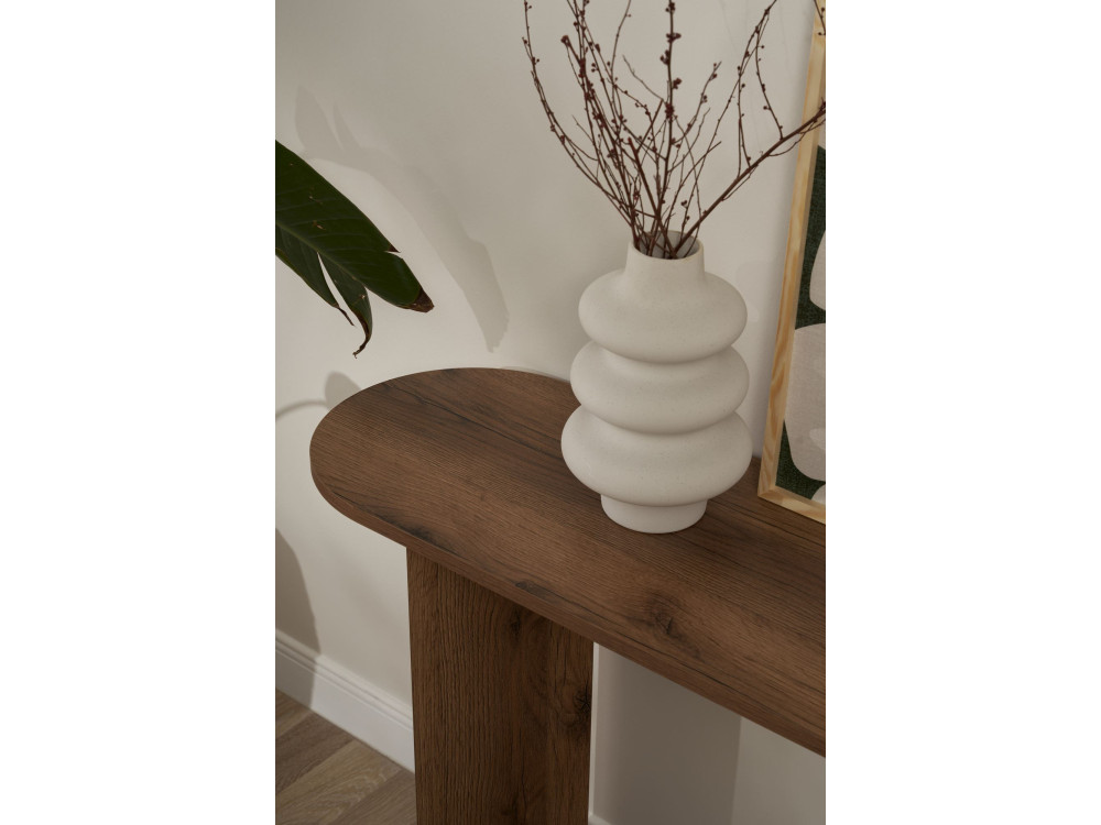 Consolle in legno "Sira" - 150 x 35 x 75 cm - Noce