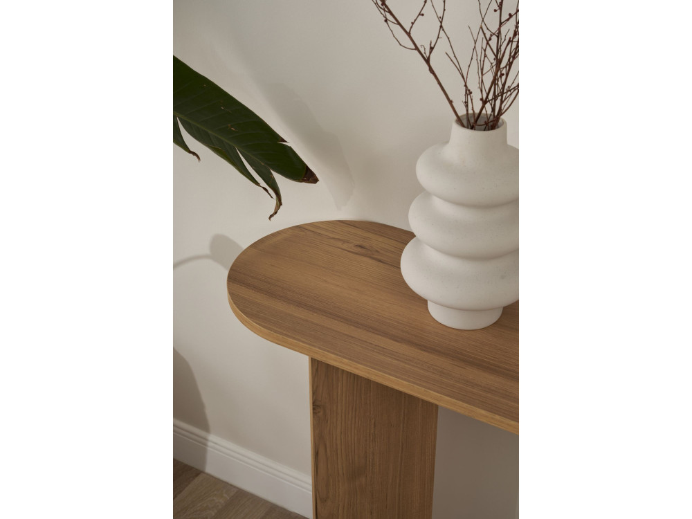 Consolle in legno "Sira" - 150 x 35 x 75 cm - Rovere
