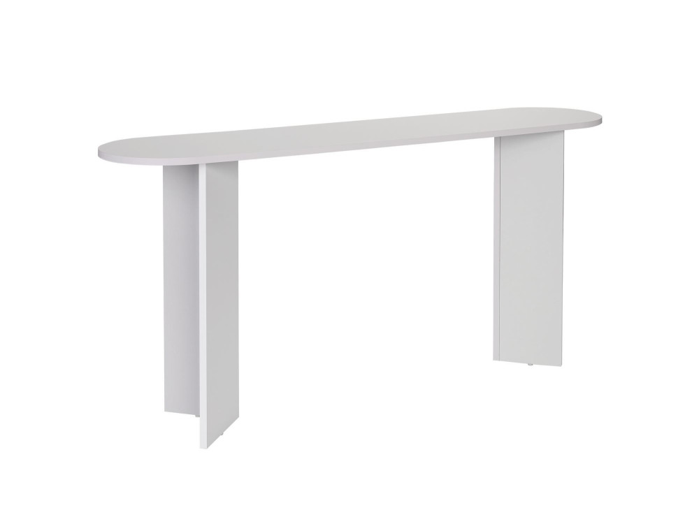Consolle in legno "Sira" - 150 x 35 x 75 cm - Bianco