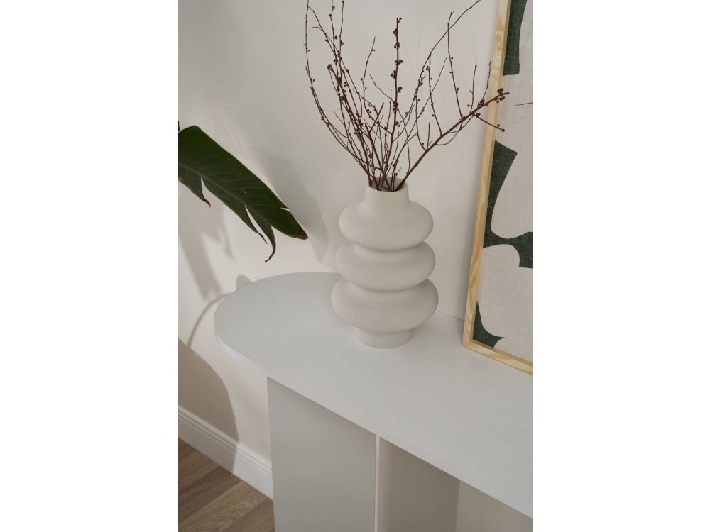 Consolle in legno "Sira" - 150 x 35 x 75 cm - Bianco