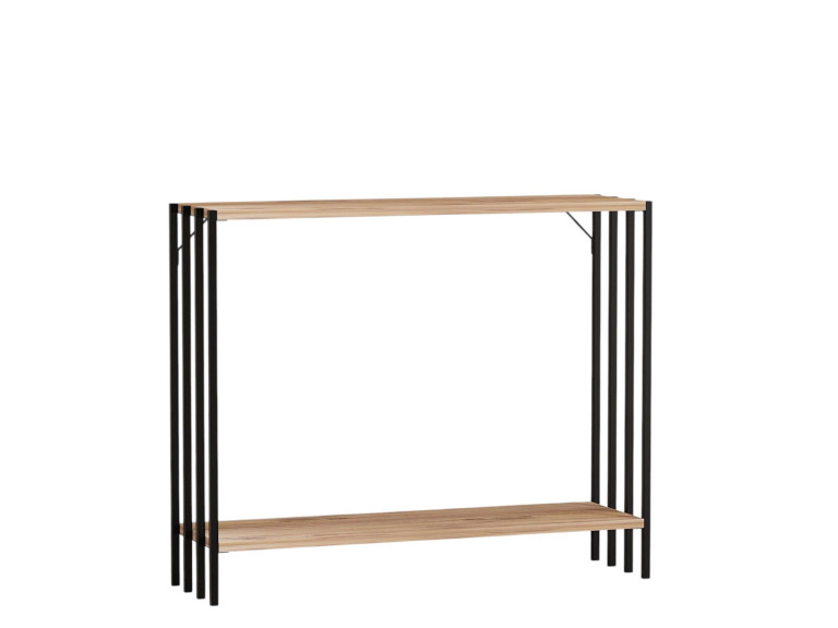 Consolle in legno "Verona" - 90 x 26 x 74 cm - Pino nero atlantico