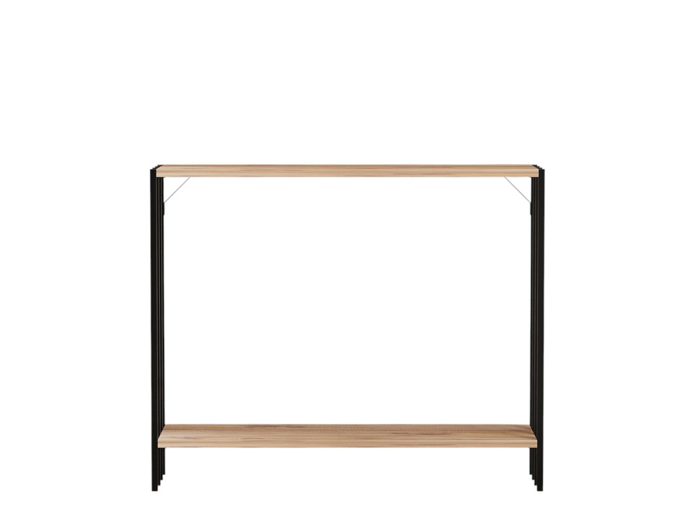 Consolle in legno "Verona" - 90 x 26 x 74 cm - Pino nero atlantico