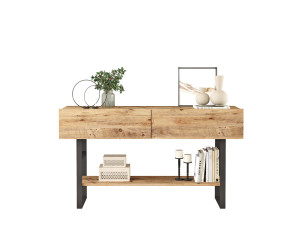 Consolle in legno "ML23" - 138 x 43 x 75 cm - Beige