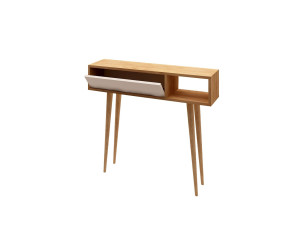 Consolle in legno "Oseyo" - 100 x 30 x 94 cm - Marrone