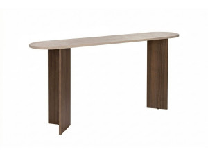 Consolle in legno "Sira" - 150 x 35 x 75 cm - Travertino