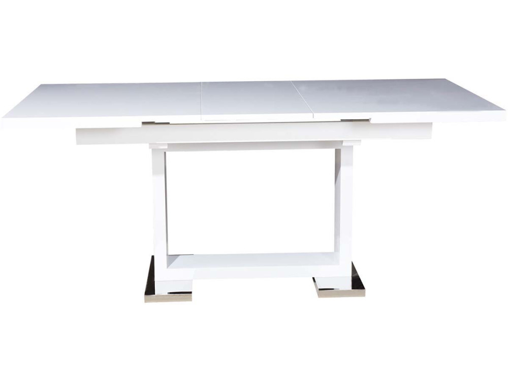 Tavolo da pranzo "Toda" - 140/180 x 90 x 77 cm - Bianco