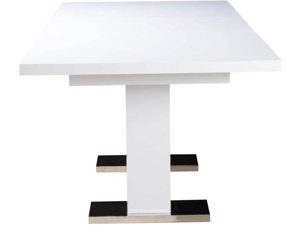 Tavolo da pranzo "Toda" - 140/180 x 90 x 77 cm - Bianco
